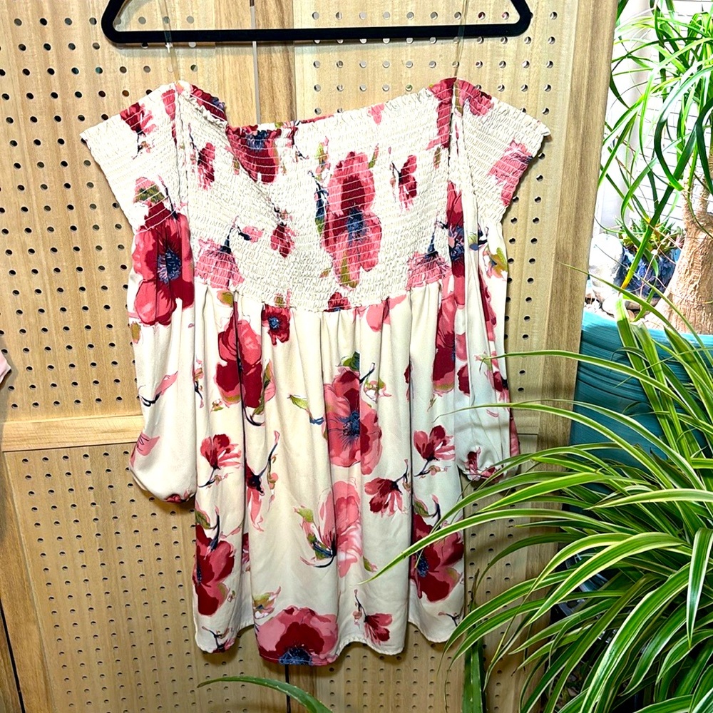 Peach Love California off-the-shoulder sundress